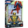 Puzzle 1000 el. Marvel Spider-Man i Wolverine Święta Trefl