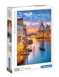 Puzzle 500 el. Wenecja oświetlona Clementoni 35056