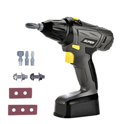 Wkrętarka na baterie z akcesoriami ze światłem i dźwiękiem