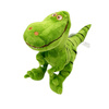 Pluszowy dinozaur T-rex w paski uśmiechnięty przytulanka dla dzieci 21 cm