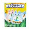 Magnetyczna tablica układanka królik kolorowe magnesy kreatywna dla dzieci