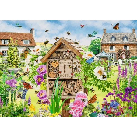 Puzzle Premium Plus Quality 1000 el. Tea Time: Dom dla pszczół
