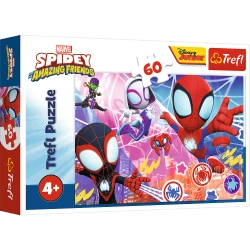 Puzzle 60 el. Bohaterska przygoda Spidey 17410