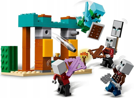 LEGO MINECRAFT 21267 Pustynny patrol złosadników