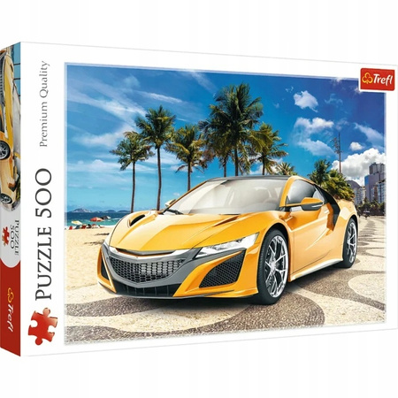 Puzzle 500 elementów letnia przygoda samochód Trefl