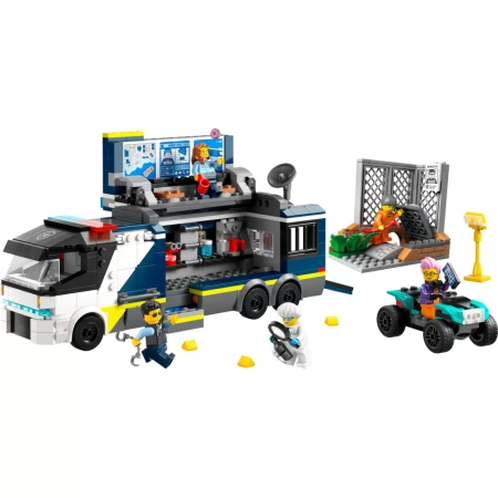 LEGO City 60418 Policyjna ciężarówka z laboratorium kryminalnym