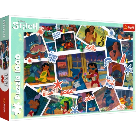 Puzzle Lilo & Stitch na wakacjach 1000 elementów Trefl