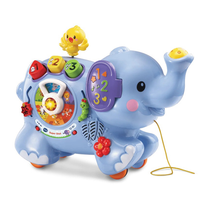 VTECH Super Słoń sorter nauka kształtów liczb kolorów edukacyjny