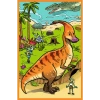 Puzzle 3x80 Trefliki w świecie dinozaurów Trefl