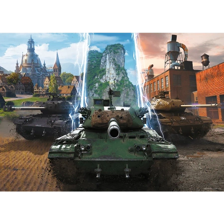 Puzzle 500 elementów World of Tanks Czas na akcję Trefl