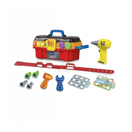 VTECH Skrzynka Małego Majsterkowicza - pomarańczowa