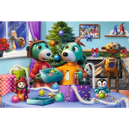 Puzzle 100 elementów Święta Rodziny Treflików Trefl