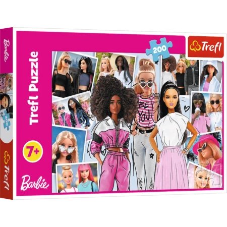 Puzzle 200 elementów w Świecie Barbie Trefl