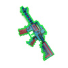 KARABIN BROŃ PISTOLET PIKSELE ŚWIATŁO DŹWIĘK LED ZABAWKA DLA DZIECI 39CM