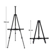 Sztaluga aluminiowa czarna składana z pokrowcem do 150 cm lekka 0,97kg