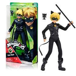 MIRACULOUS Czarny Kot Lalka Cat Noir Adrien Figurka
