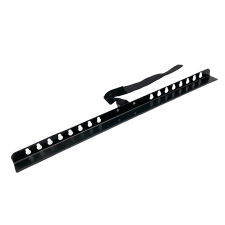 Sztaluga aluminiowa czarna składana z pokrowcem do 150 cm lekka 0,97kg