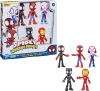 SPIDEY AMAZING FRIENDS ZESTAW 5 FIGUREK Ghost Spider Black Panther Miles