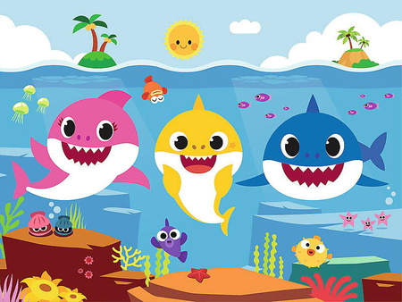 TREFL PUZZLE 30 elementów Podwodny świat rekinów Baby Shark