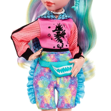 Monster High Lalka podstawowa Lagoona Blue + zwierzątko HHK55