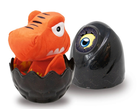Mega Jajozaury LAWA plusz 26 cm z dźwiękiem CZERWONY Flame