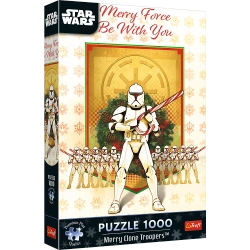 Puzzle Star Wars 1000 el. Świąteczny Patrol Szturmowców
