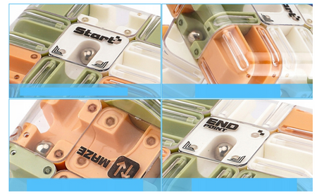 LOGICZNA KOSTKA LABIRYNT ŁAMIGŁÓWKA 3D