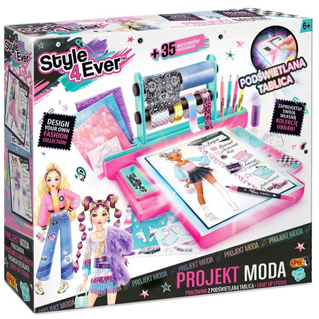 Projekt Moda Zestaw Pracownia z podświetlaną sceną Light Up Studio