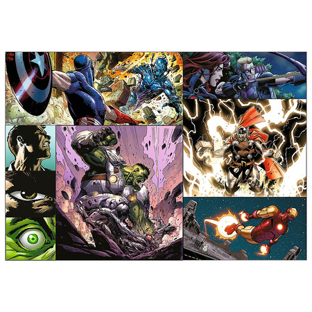 Puzzle Marvel 4 x 250 el. Bohaterskie dni Trefl