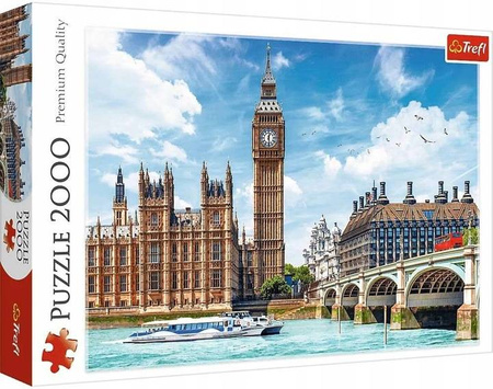 Puzzle 2000 elementów Big Ben Londyn Anglia Trefl