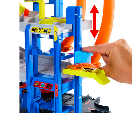 Tor Hot Wheels Mega Garaż Gigapętla auto JBM74