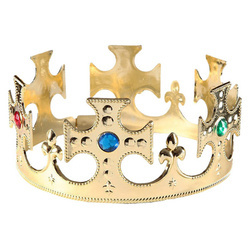 KORONA KRÓLA ZŁOTA Z DIAMENTAMI ROZKŁADANA REGULOWANA