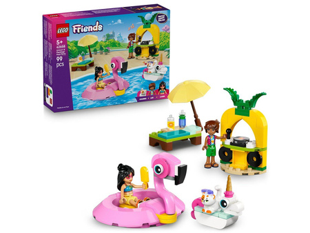 LEGO 42658 Friends Impreza na basenie z jednorożcem i flamingiem