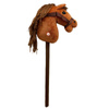 Interaktywna PLUSZOWA Głowa Konia na Kiju Dźwięk BRĄZOWA HOBBY HORSE