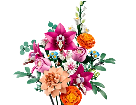 LEGO Botanicals 10342 Piękny bukiet różowych kwiatów