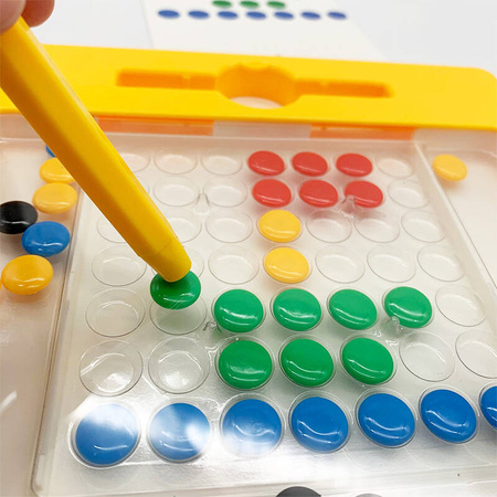 MAGNETYCZNA TABLICA LOGICZNA MONTESSORI DLA DZIECI KARTY DOPASOWYWANIE 