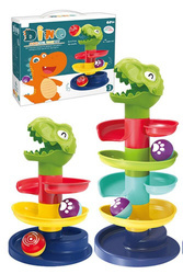 WIEŻA ZJEŻDŻALNIA PIŁECZEK KULEK Z GŁOWĄ DINOZAURA