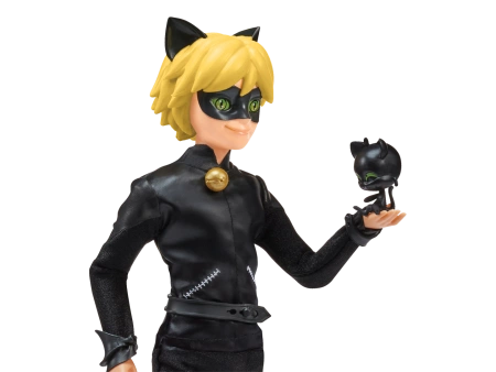 MIRACULOUS Czarny Kot Lalka Cat Noir Adrien Figurka