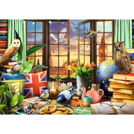 Puzzle 1000 elementów Tea Time Wszystko co brytyjskie Trefl