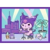 Puzzle 4w1 Kuromi Dzień Kuromi Trefl