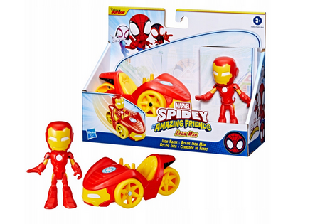 HASBRO IRON MAN FIGURKA Z POJAZDEM BOLID SPIDEY I SUPER KUMPLE