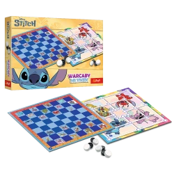 Gra planszowa Warcaby i Młynek Lilo i Stitch