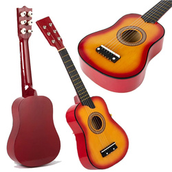 Gitara drewniana dla dzieci w pudełku akustyczna 6 strunowa Norimpex
