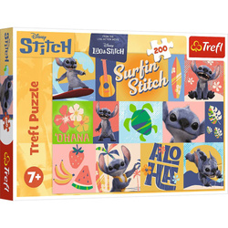 Puzzle Lilo i Stitch 200 el. Hawajskie przygody Trefl
