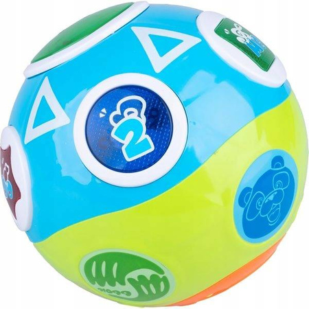 WIRUJĄCA PIŁKA INTERAKTYWNA MÓWIĄCA PL ZABAWKA 6m+