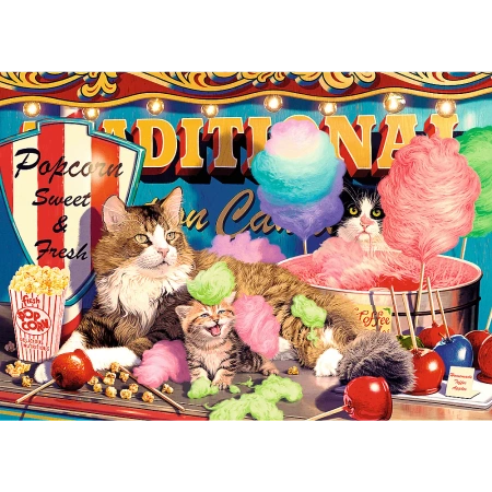 Puzzle 2 x 500 elementów Puszyści przyjaciele Trefl