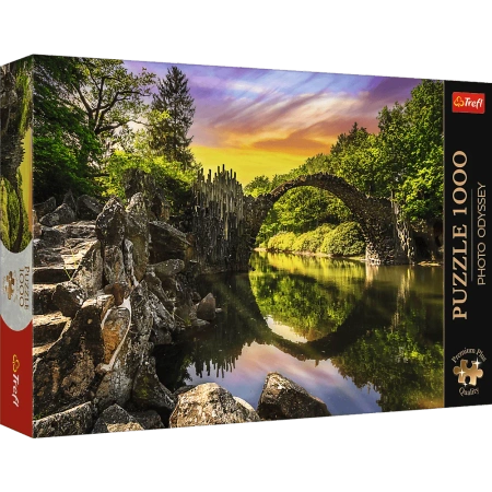 Puzzle Premium Plus Quality 1000 el. Most Rakotza w Kromlau Niemcy