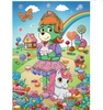 Puzzle 100 el Brokatowe Trefliki Rodzina Treflików Glitter Trefl