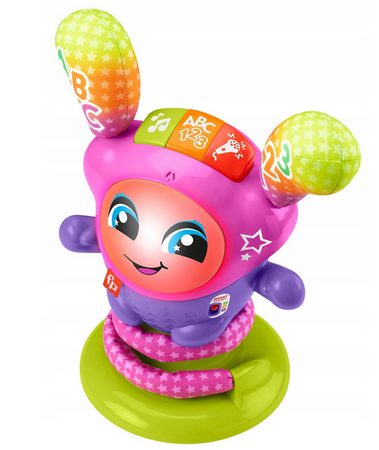 FISHER PRICE INTERAKTYWNA TANECZNA DJ-KA HRD21 NAUKA LICZENIA KOLORÓW I ABC