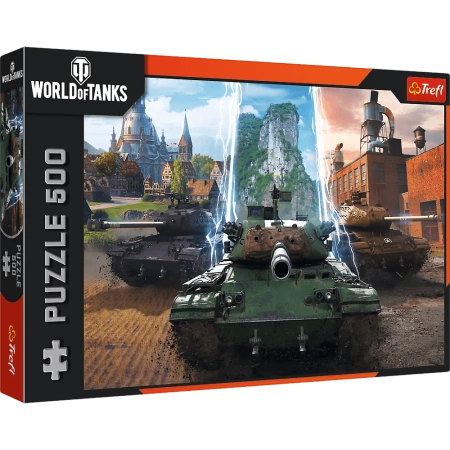 Puzzle 500 elementów World of Tanks Czas na akcję Trefl